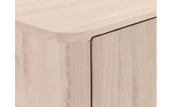 Goossens opbergkast bjarte wit eiken - 8203362-01