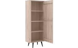 Goossens opbergkast bjarte wit eiken - 8203363-01