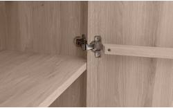 Goossens opbergkast bjarte wit eiken - 8203363-01