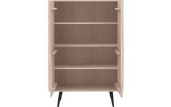 Goossens opbergkast bjarte wit eiken - 8203364-01