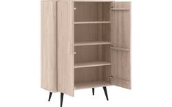Goossens opbergkast bjarte wit eiken - 8203364-01