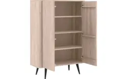 Goossens opbergkast bjarte wit eiken - 8203364-01