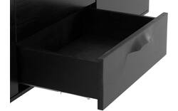 Goossens dressoir bjarte zwart eiken - 8203405-01