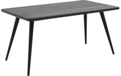 Goossens eettafel bjarte zwart eiken - 8203407-01