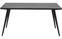 Goossens eettafel bjarte zwart eiken - 8203407-01