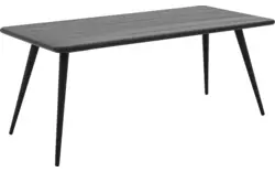 Goossens eettafel bjarte zwart eiken - 8203408-01