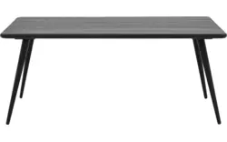 Goossens eettafel bjarte zwart eiken - 8203408-01