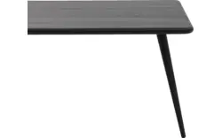 Goossens eettafel bjarte zwart eiken - 8203408-01