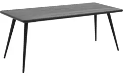Goossens eettafel bjarte zwart eiken - 8203409-01