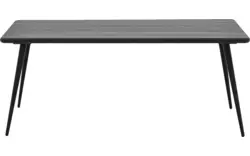 Goossens eettafel bjarte zwart eiken - 8203410-01
