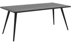 Goossens eettafel bjarte zwart eiken - 8203413-01