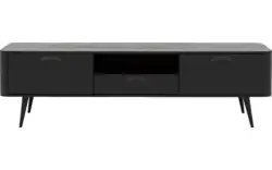 Goossens tv dressoir bjarte zwart eiken - 8203425-A-01