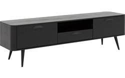 Goossens tv dressoir bjarte zwart eiken - 8203425-A-01
