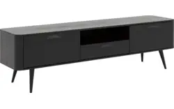Goossens tv dressoir bjarte zwart eiken - 8203425-A-01