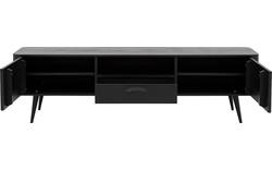 Goossens tv dressoir bjarte zwart eiken - 8203425-A-01