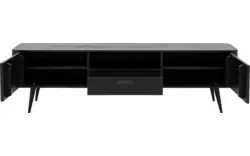 Goossens tv dressoir bjarte zwart eiken - 8203425-A-01