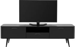 Goossens tv dressoir bjarte zwart eiken - 8203425-A-01