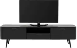 Goossens tv dressoir bjarte zwart eiken - 8203425-A-01