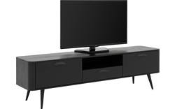 Goossens tv dressoir bjarte zwart eiken - 8203425-A-01