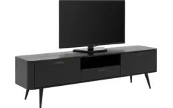 Goossens tv dressoir bjarte zwart eiken - 8203425-A-01