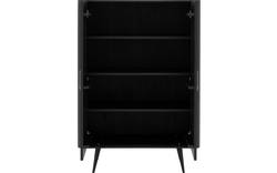 Goossens opbergkast bjarte zwart eiken - 8203430-A-01