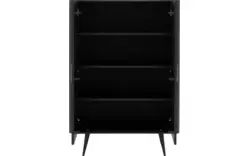 Goossens opbergkast bjarte zwart eiken - 8203430-A-01