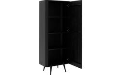 Goossens opbergkast bjarte zwart eiken - 8203431-01