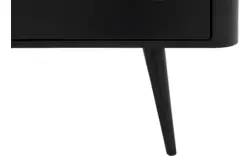 Goossens opbergkast bjarte zwart eiken - 8203431-A-01