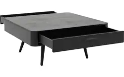 Goossens salontafel bjarte zwart eiken - 8203434-01