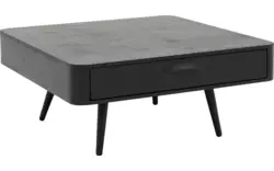 Goossens salontafel bjarte zwart eiken - 8203434-A-01