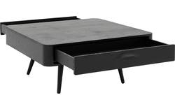 Goossens salontafel bjarte zwart eiken - 8203434-A-01