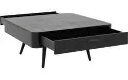 Goossens salontafel bjarte zwart eiken - 8203434-A-01