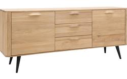 Goossens dressoir bjarte wit eiken - 8203437-02