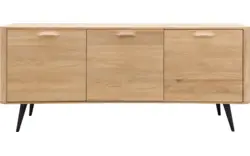 Goossens dressoir bjarte wit eiken - 8203438-01