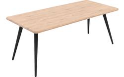 Goossens eettafel bjarte wit eiken - 8203440-03