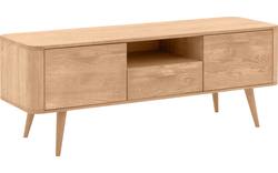 Goossens tv meubel bjarte wit eiken - 8203446-02