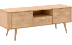 Goossens tv meubel bjarte wit eiken - 8203446-01