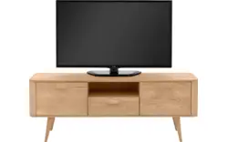 Goossens tv meubel bjarte wit eiken - 8203446-01
