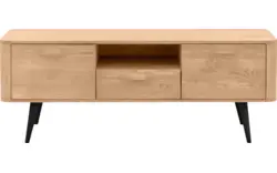 Goossens tv meubel bjarte wit eiken - 8203447-01