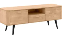 Goossens tv meubel bjarte wit eiken - 8203447-01