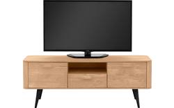 Goossens tv meubel bjarte wit eiken - 8203447-01