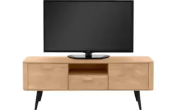 Goossens tv meubel bjarte wit eiken - 8203447-01