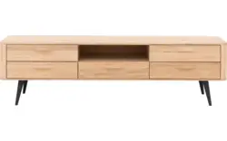 Goossens tv meubel bjarte wit eiken - 8203448-01