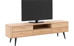 Goossens tv meubel bjarte wit eiken - 8203448-01