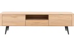 Goossens tv dressoir bjarte wit eiken - 8203449-01
