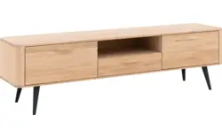 Goossens tv dressoir bjarte wit eiken - 8203449-01