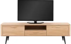 Goossens tv dressoir bjarte wit eiken - 8203449-01