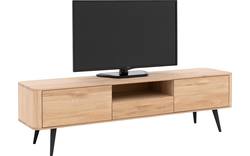 Goossens tv dressoir bjarte wit eiken - 8203449-01