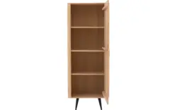 Goossens opbergkast bjarte wit eiken - 8203450-01