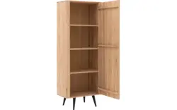 Goossens opbergkast bjarte wit eiken - 8203450-01